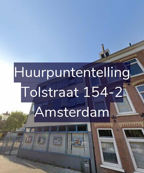 Foto gevel Huurpuntentelling voor Tolstraat 154-2, Amsterdam
