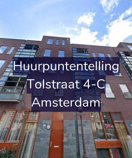 Foto gevel Huurpuntentelling voor Tolstraat 4-C, Amsterdam