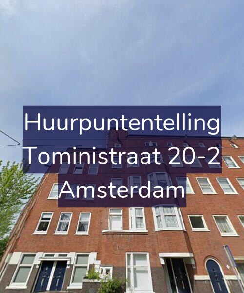 Foto gevel Huurpuntentelling voor Toministraat 20-2, Amsterdam