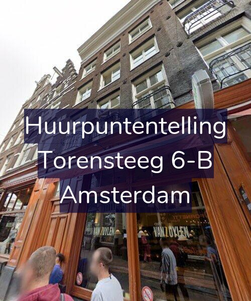 Foto gevel Huurpuntentelling voor Torensteeg 6-B, Amsterdam