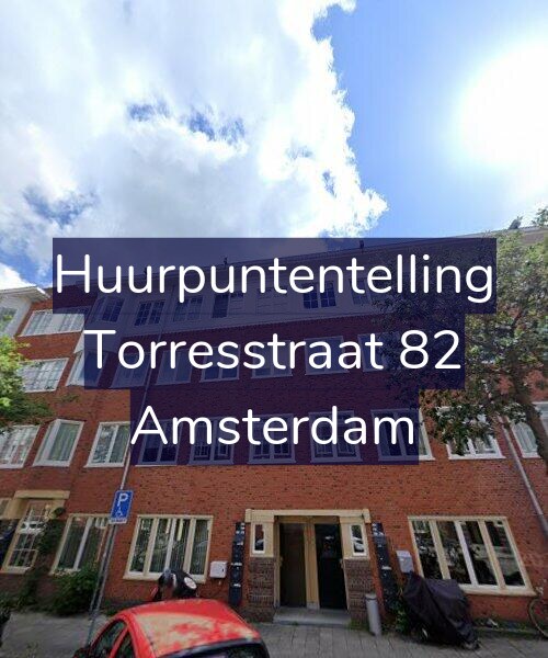 Foto gevel Huurpuntentelling voor Torresstraat 82, Amsterdam