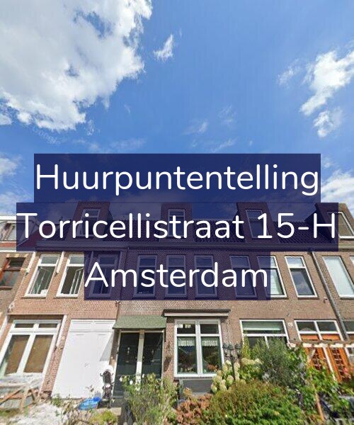 Foto gevel Huurpuntentelling voor Torricellistraat 15-H, Amsterdam