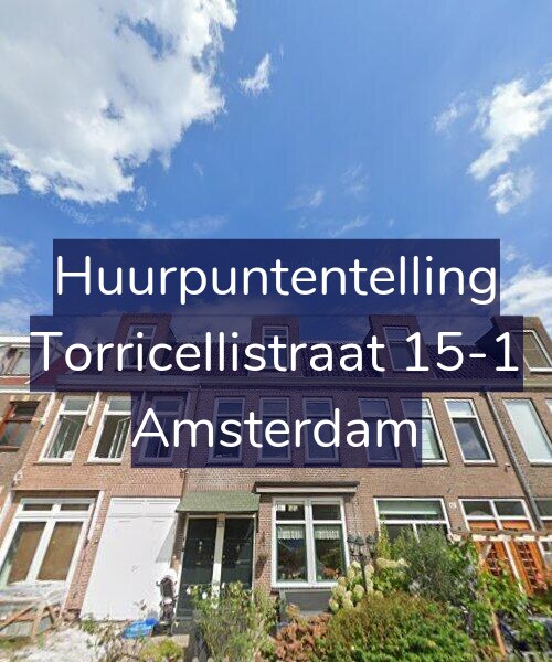Foto gevel Huurpuntentelling voor Torricellistraat 15-1, Amsterdam