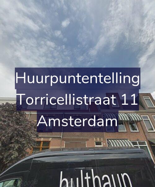 Foto gevel Huurpuntentelling voor Torricellistraat 11, Amsterdam