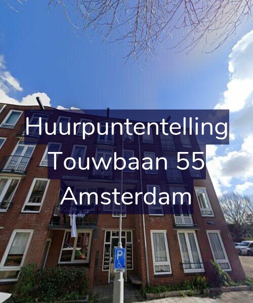 Foto gevel Huurpuntentelling voor Touwbaan 55, Amsterdam