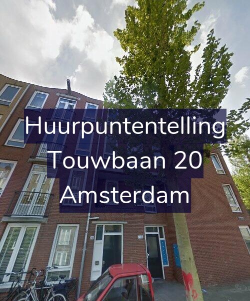 Foto gevel Huurpuntentelling voor Touwbaan 20, Amsterdam