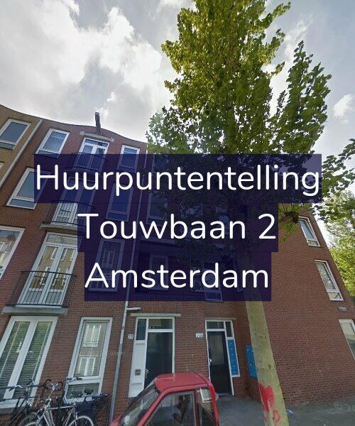 Foto gevel Huurpuntentelling voor Touwbaan 2, Amsterdam