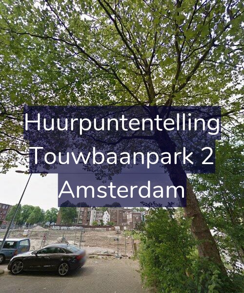 Foto gevel Huurpuntentelling voor Touwbaanpark 2, Amsterdam