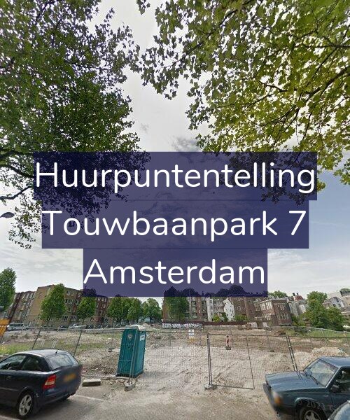 Foto gevel Huurpuntentelling voor Touwbaanpark 7, Amsterdam