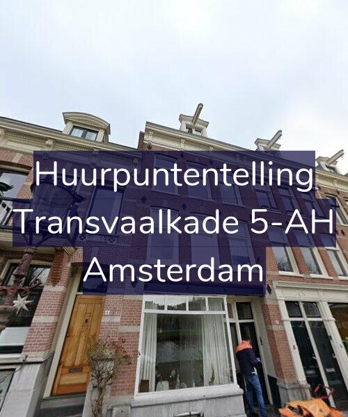 Foto gevel Huurpuntentelling voor Transvaalkade 5-AH, Amsterdam