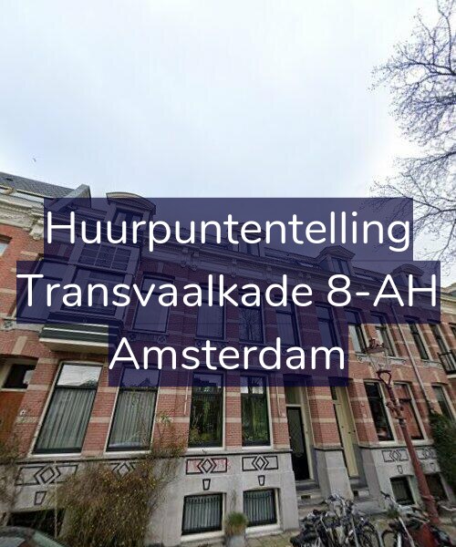 Foto gevel Huurpuntentelling voor Transvaalkade 8-AH, Amsterdam