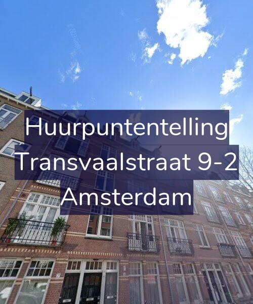 Foto gevel Huurpuntentelling voor Transvaalstraat 9-2, Amsterdam