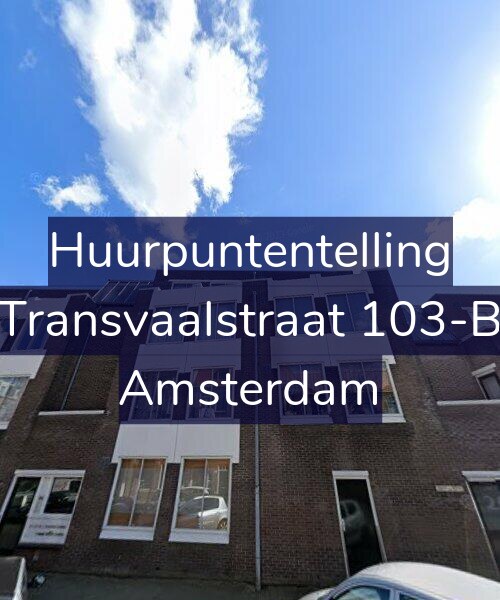 Foto gevel Huurpuntentelling voor Transvaalstraat 103-B, Amsterdam
