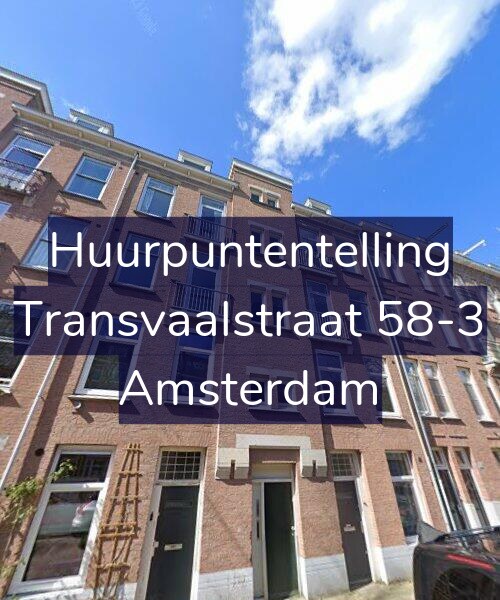 Foto gevel Huurpuntentelling voor Transvaalstraat 58-3, Amsterdam