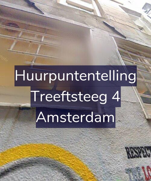 Foto gevel Huurpuntentelling voor Treeftsteeg 4, Amsterdam