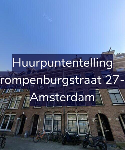 Foto gevel Huurpuntentelling voor Trompenburgstraat 27-2, Amsterdam