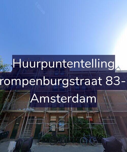 Foto gevel Huurpuntentelling voor Trompenburgstraat 83-D, Amsterdam
