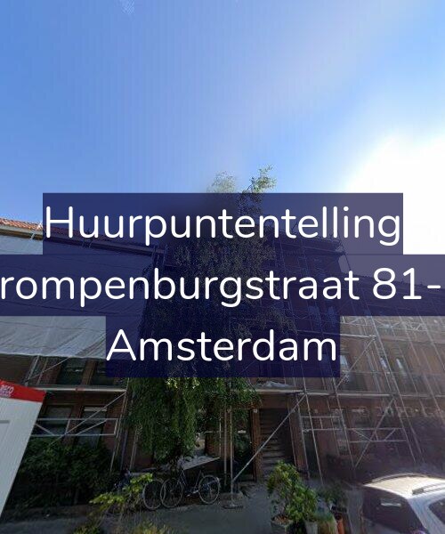 Foto gevel Huurpuntentelling voor Trompenburgstraat 81-B, Amsterdam