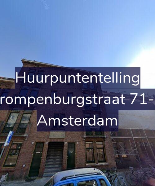 Foto gevel Huurpuntentelling voor Trompenburgstraat 71-C, Amsterdam