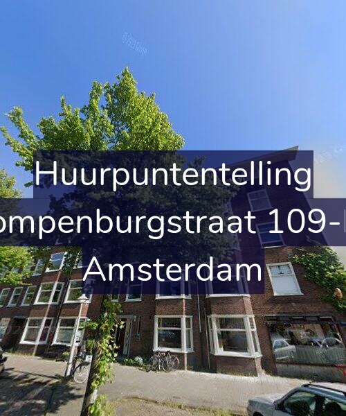 Foto gevel Huurpuntentelling voor Trompenburgstraat 109-BH, Amsterdam