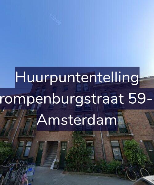 Foto gevel Huurpuntentelling voor Trompenburgstraat 59-D, Amsterdam