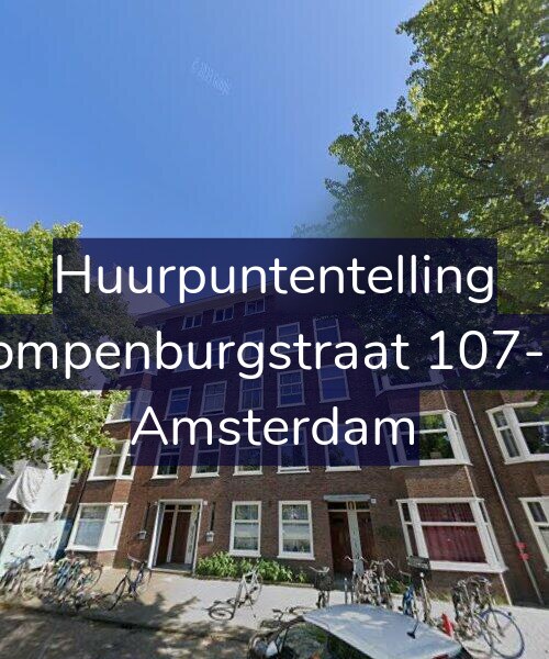 Foto gevel Huurpuntentelling voor Trompenburgstraat 107-A1, Amsterdam