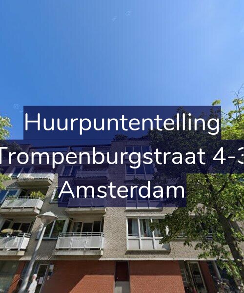 Foto gevel Huurpuntentelling voor Trompenburgstraat 4-3, Amsterdam