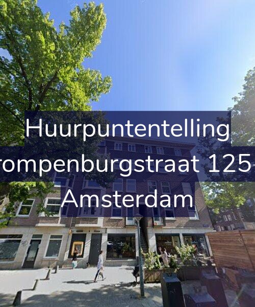 Foto gevel Huurpuntentelling voor Trompenburgstraat 125-3, Amsterdam