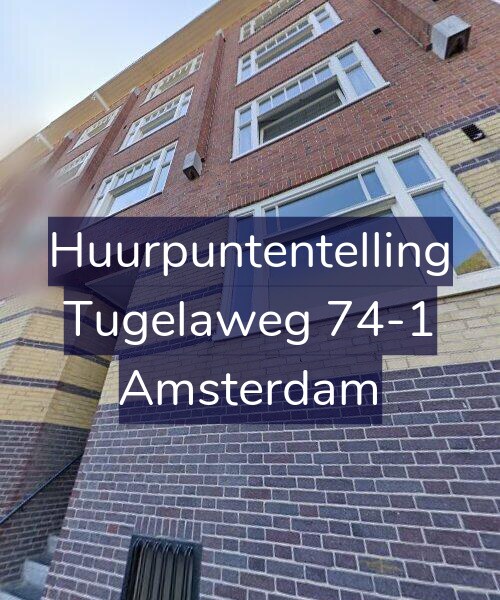 Foto gevel Huurpuntentelling voor Tugelaweg 74-1, Amsterdam