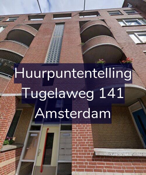 Foto gevel Huurpuntentelling voor Tugelaweg 141, Amsterdam