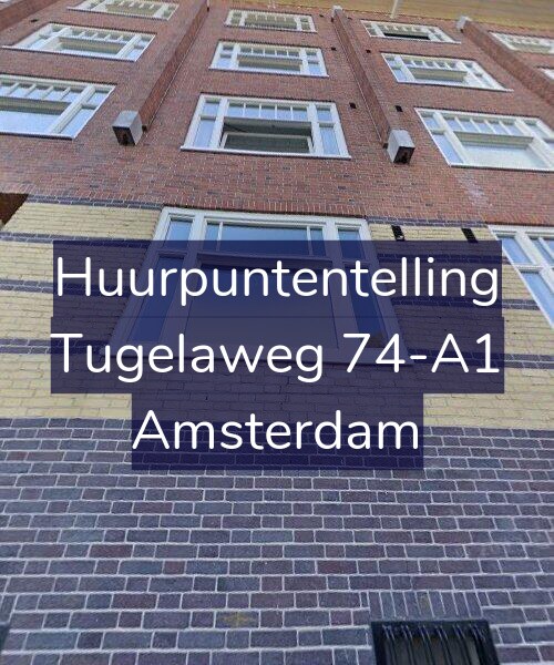 Foto gevel Huurpuntentelling voor Tugelaweg 74-A1, Amsterdam