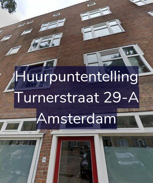 Foto gevel Huurpuntentelling voor Turnerstraat 29-A, Amsterdam