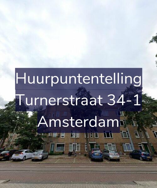 Foto gevel Huurpuntentelling voor Turnerstraat 34-1, Amsterdam