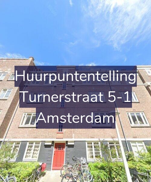 Foto gevel Huurpuntentelling voor Turnerstraat 5-1, Amsterdam