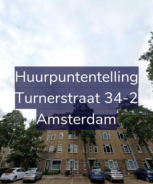 Foto gevel Huurpuntentelling voor Turnerstraat 34-2, Amsterdam