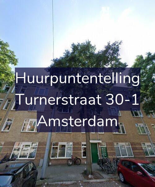 Foto gevel Huurpuntentelling voor Turnerstraat 30-1, Amsterdam