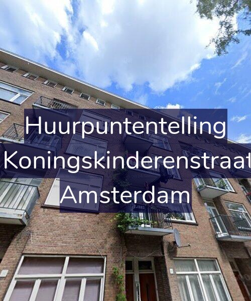 Foto gevel Huurpuntentelling voor Twee Koningskinderenstraat 10-2, Amsterdam