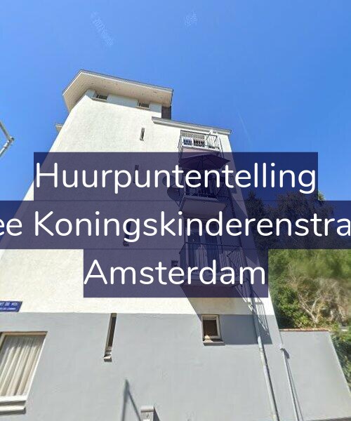 Foto gevel Huurpuntentelling voor Twee Koningskinderenstraat 1, Amsterdam