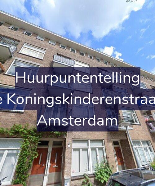 Foto gevel Huurpuntentelling voor Twee Koningskinderenstraat 6-1, Amsterdam