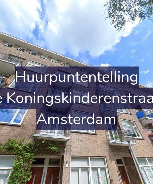 Foto gevel Huurpuntentelling voor Twee Koningskinderenstraat 6-3, Amsterdam