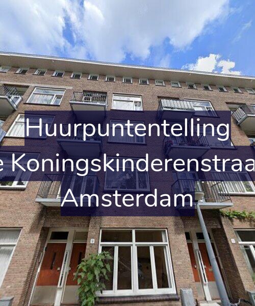Foto gevel Huurpuntentelling voor Twee Koningskinderenstraat 9-1, Amsterdam