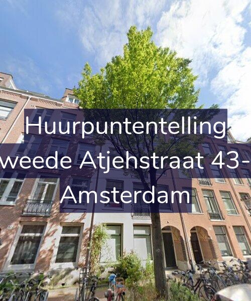 Foto gevel Huurpuntentelling voor Tweede Atjehstraat 43-B, Amsterdam