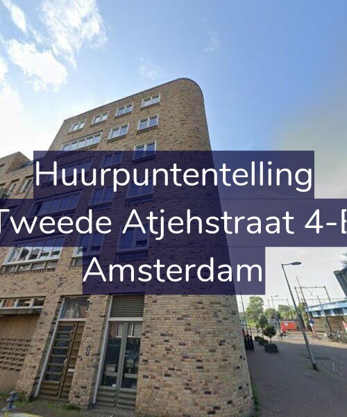 Foto gevel Huurpuntentelling voor Tweede Atjehstraat 4-E, Amsterdam