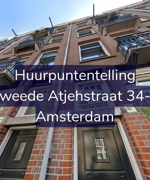 Foto gevel Huurpuntentelling voor Tweede Atjehstraat 34-2, Amsterdam