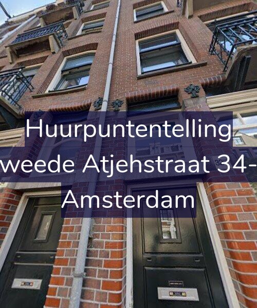 Foto gevel Huurpuntentelling voor Tweede Atjehstraat 34-1, Amsterdam