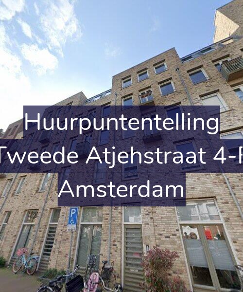 Foto gevel Huurpuntentelling voor Tweede Atjehstraat 4-F, Amsterdam