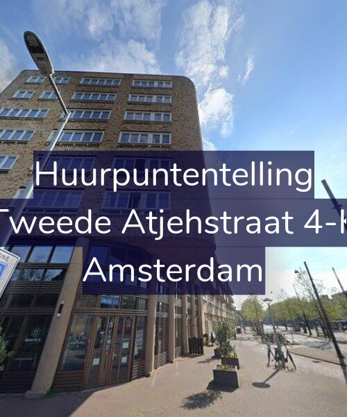 Foto gevel Huurpuntentelling voor Tweede Atjehstraat 4-K, Amsterdam
