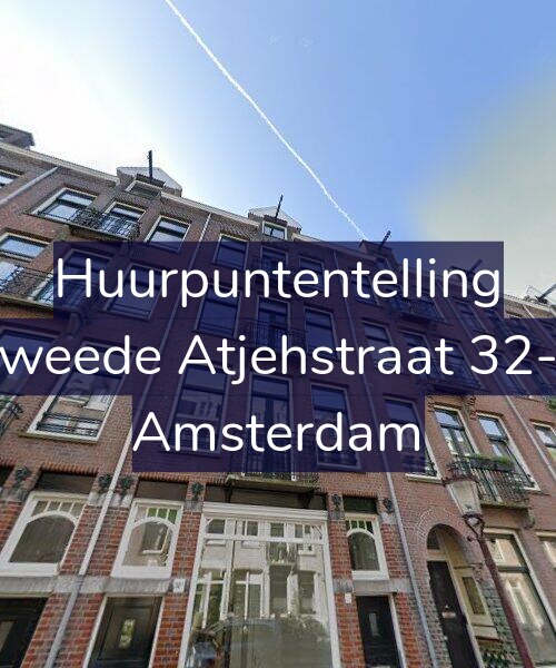 Foto gevel Huurpuntentelling voor Tweede Atjehstraat 32-2, Amsterdam