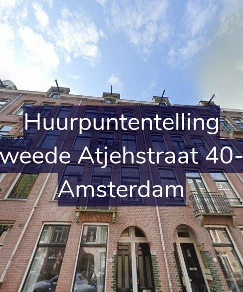 Foto gevel Huurpuntentelling voor Tweede Atjehstraat 40-2, Amsterdam