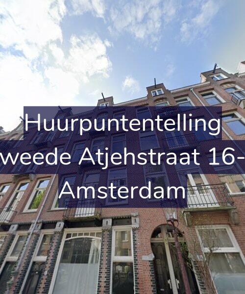 Foto gevel Huurpuntentelling voor Tweede Atjehstraat 16-3, Amsterdam
